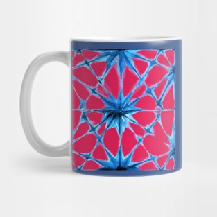 Tie Dye Star Pattern Mug